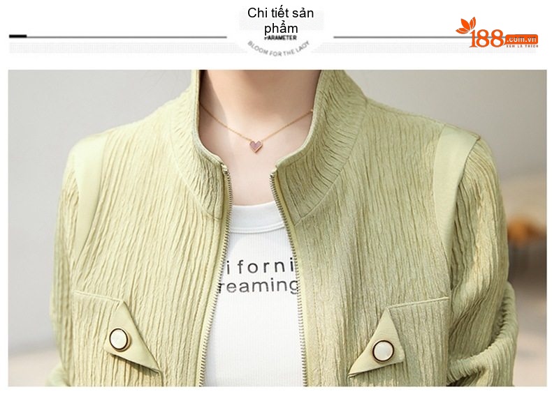 Set Bộ Áo Khoác Quần Dài Nữ Phong Cách Tiểu Thư Thanh Lịch chi tiết 19