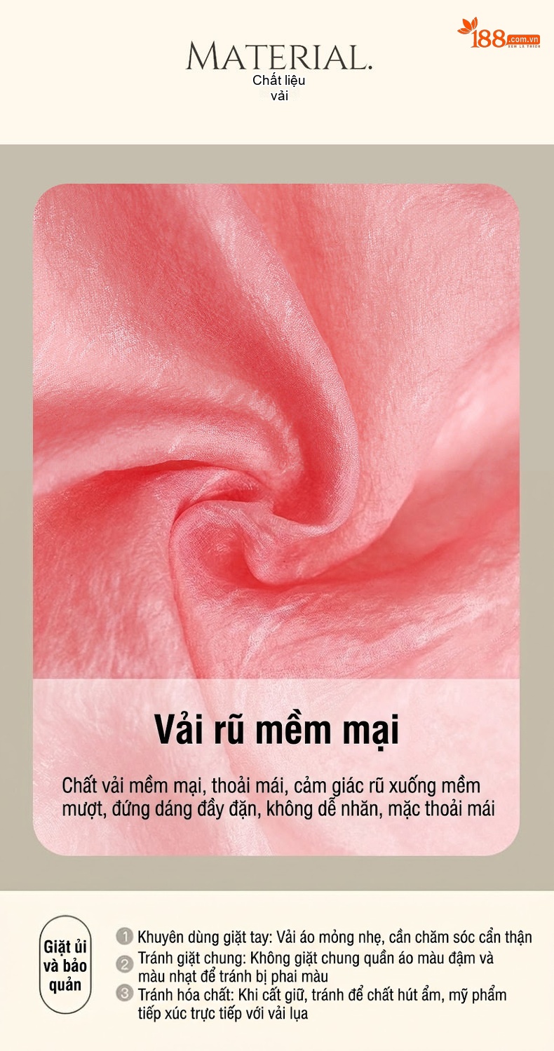 Set Bộ Áo Sơ Mi Quần Short Nữ Mỏng Mát Chống Nắng Phong Cách Thời Trang Màu Hồng, Xanh Lá chi tiết 6