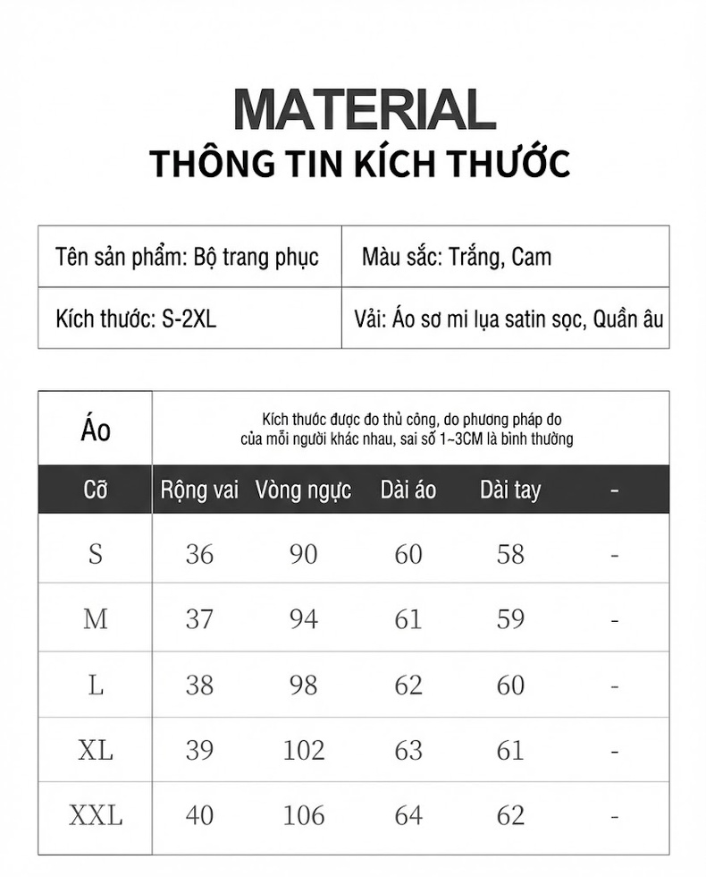 Set Bộ Nữ Áo Sơ Mi Tay Dài Quần Ống Rộng Phong Cách Thanh Lịch Màu Trắng, Nâu, Đen chi tiết 5