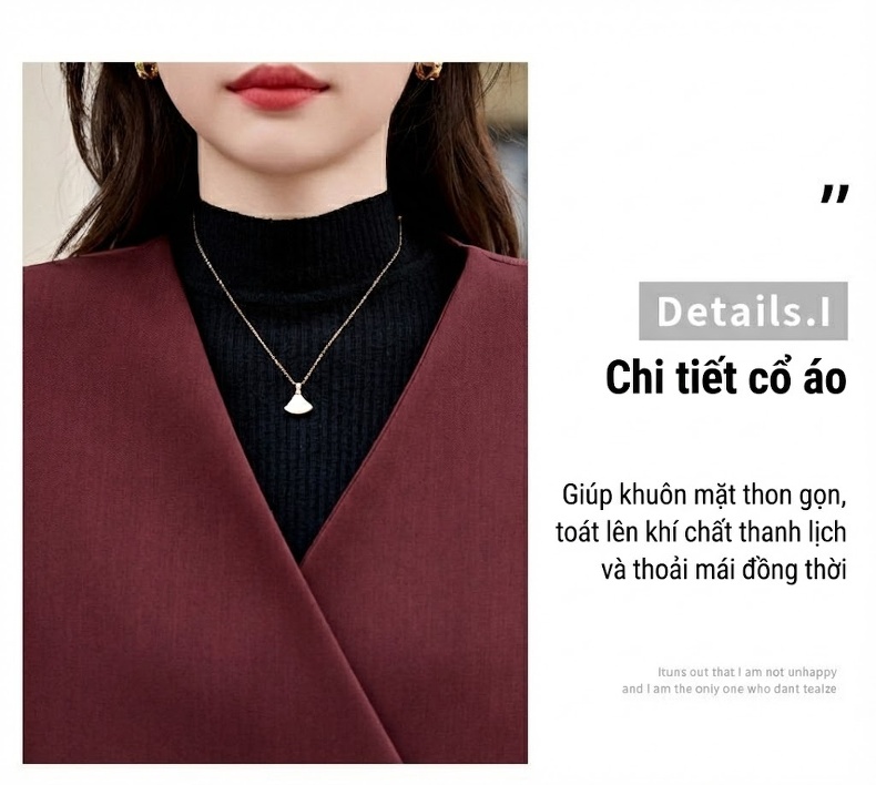 Set Bộ Vest Nữ Thiết Kế Áo Blazer Tay Lửng Và Chân Váy Dáng Dài Thanh Lịch Màu Đen, Đỏ Rượu Vang chi tiết 5