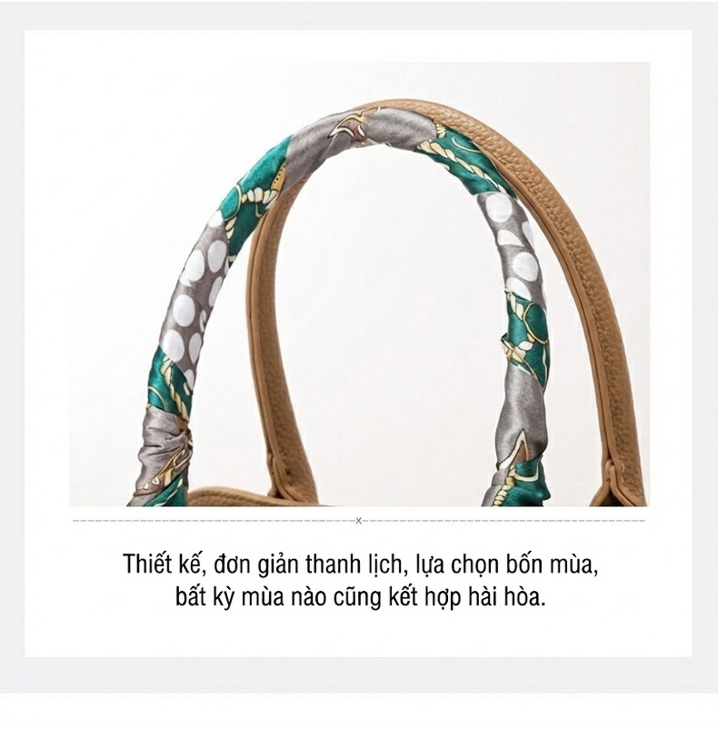Set Túi Xách Nữ Ba Món Da Mờ Đơn Giản Túi Đeo Vai Túi Tote Màu Đen, Nâu, Đỏ, Xanh Dương... chi tiết 13