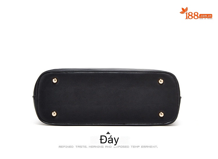 Set Túi Xách Nữ Tote Đeo Vai Thời Trang Da Mờ Gồm Túi Lớn, Túi Nhỏ, Ví Cầm Tay Màu Nâu, Đỏ, Tím, Xám... chi tiết 13