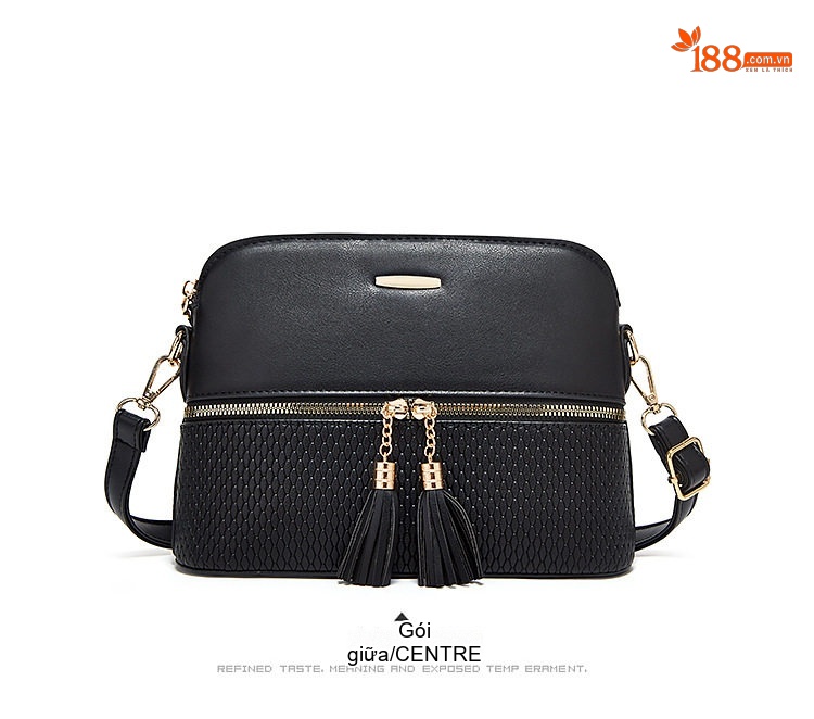 Set Túi Xách Nữ Tote Đeo Vai Thời Trang Da Mờ Gồm Túi Lớn, Túi Nhỏ, Ví Cầm Tay Màu Nâu, Đỏ, Tím, Xám... chi tiết 14