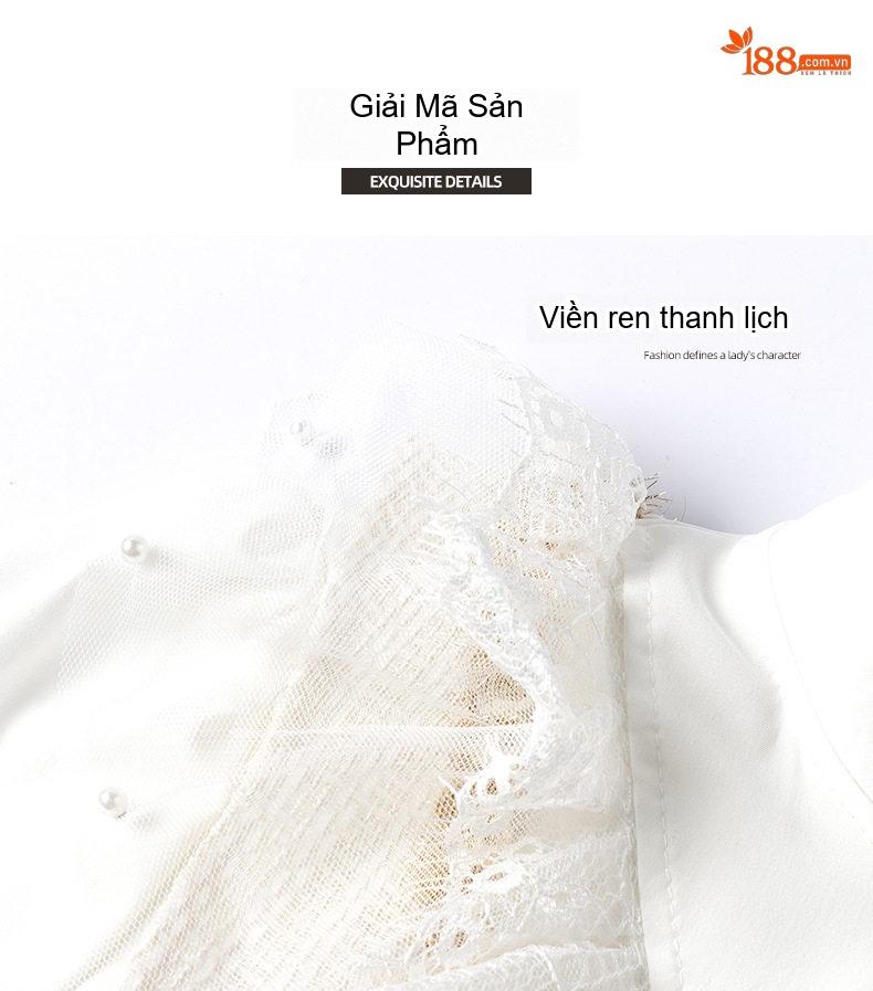 Set Váy Tiểu Thư Tay Dài Phong Cách Tiểu Hương Ngọt Ngào Hai Món Màu Trắng chi tiết 5
