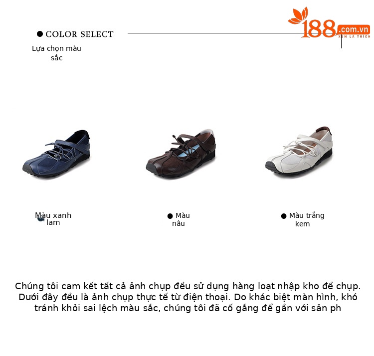Giày Mary Jane nữ da bò đế bằng phong cách thể thao buộc dây, gót nêm 3 cm — nâu đậm chi tiết 4