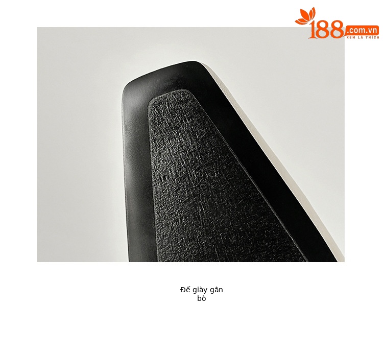 Giày da bò nữ gót thấp 3 cm mũi vuông miệng nông phong cách Hàn Quốc — màu đen chi tiết 8