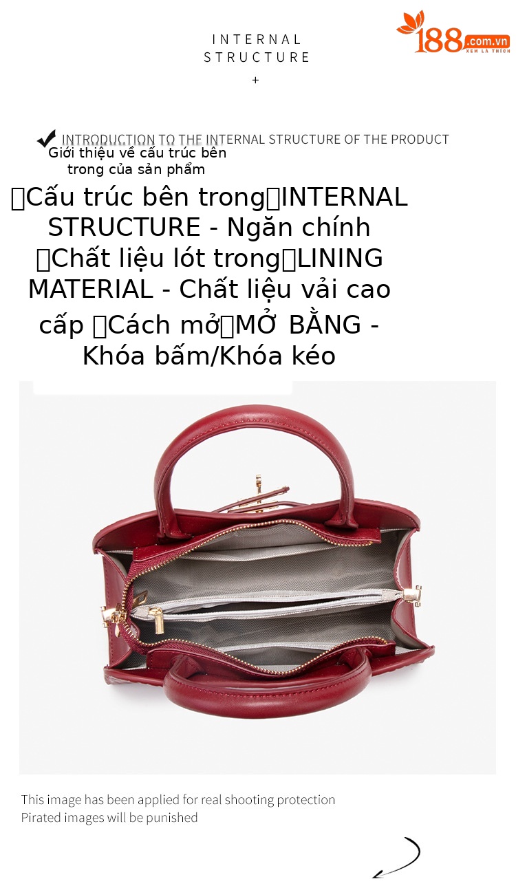 Túi tote nữ da PU đáy rộng phong cách Tây, dung tích lớn, đeo vai chéo chi tiết 8