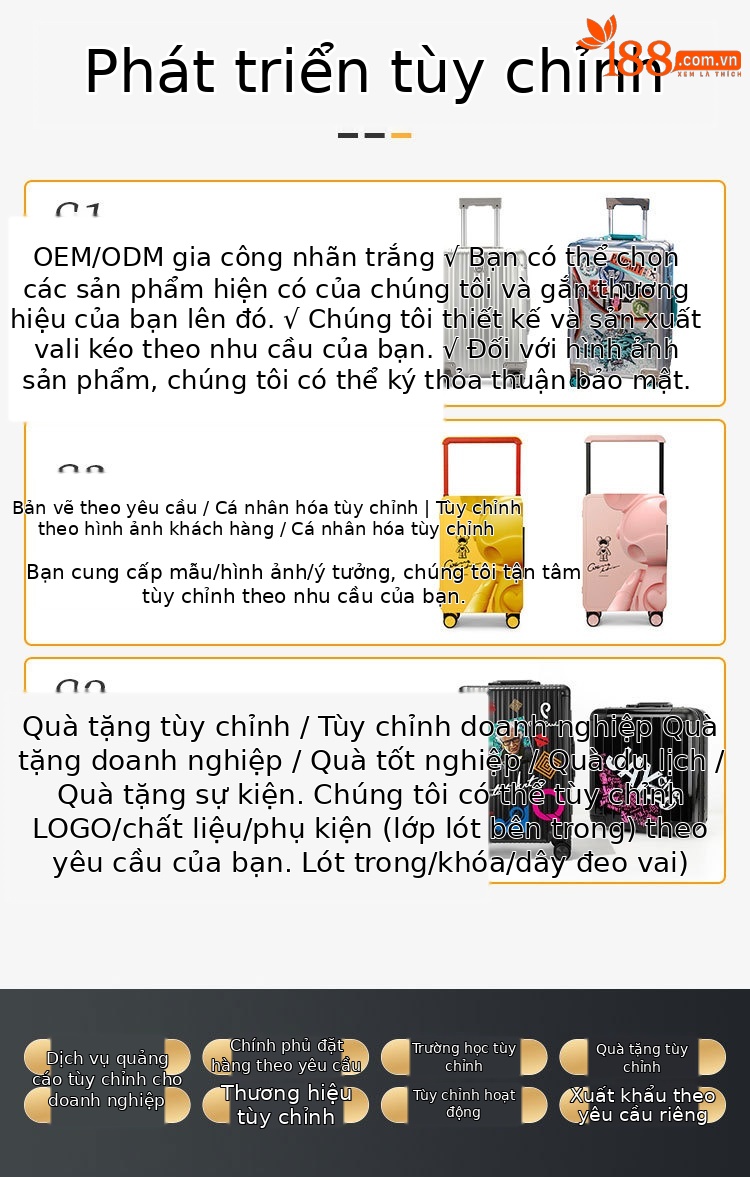 Vali kéo đa năng mở nắp trước và bên, thiết kế rộng, phù hợp mang lên máy bay, nhiều kích cỡ 20/24/28 inch — Hoa oải hương tím, Kem mơ, màu đen, màu ô liu xanh chi tiết 2