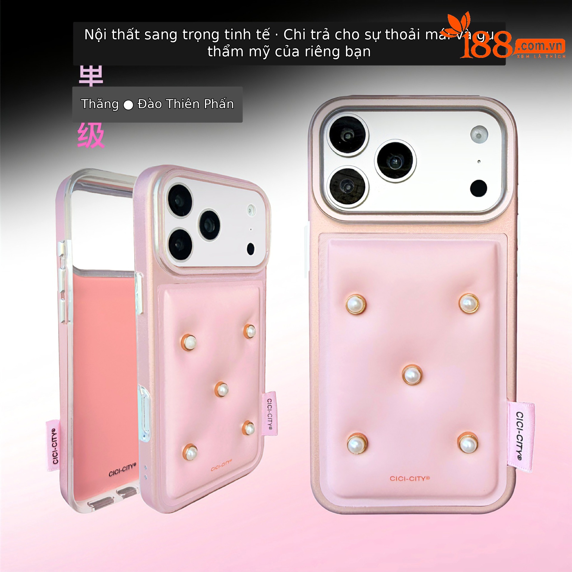 Ốp lưng iPhone da IMD vân kim loại – chống sốc, chống trầy, full viền dày — Hồng đào yêu, Cam tinh vũ, Nâu mocha, Xanh lam thiên tĩnh
