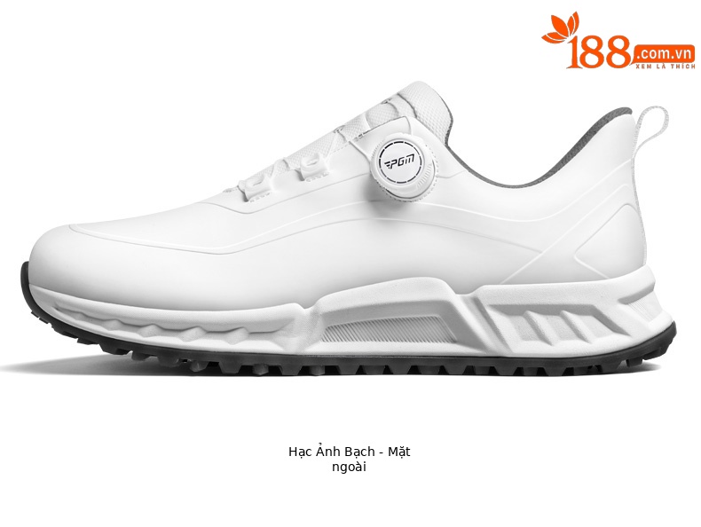Giày golf nam PGM đế TPU chống nước, đệm êm, xoay núm chỉnh dây — XZ451-Xanh trắng, XZ451-Trắng bóng cánh hạc chi tiết 22