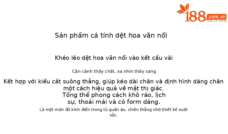 Quần jean nữ ống rộng cạp cao họa tiết jacquard kiểu Trung Hoa mới — xanh lam chi tiết 2