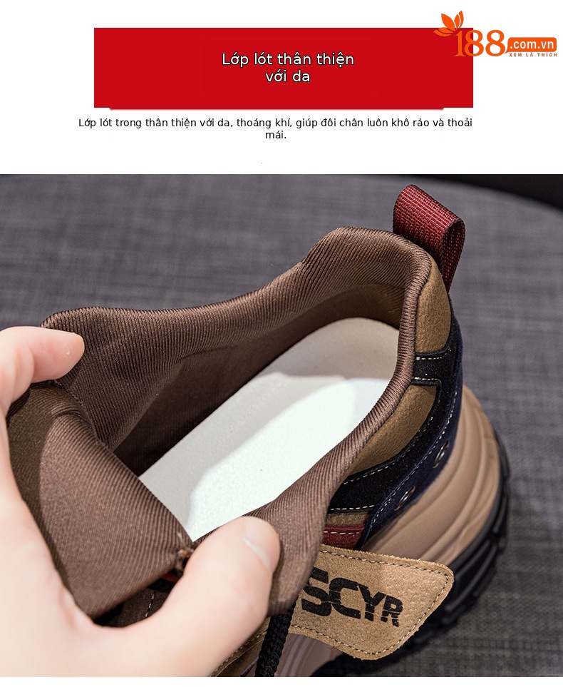 Giày sneaker nữ chunky đế dày phong cách retro, tăng chiều cao, phối màu vintage — Cam 5021, Xanh dương 5021, Tím 5021 chi tiết 8