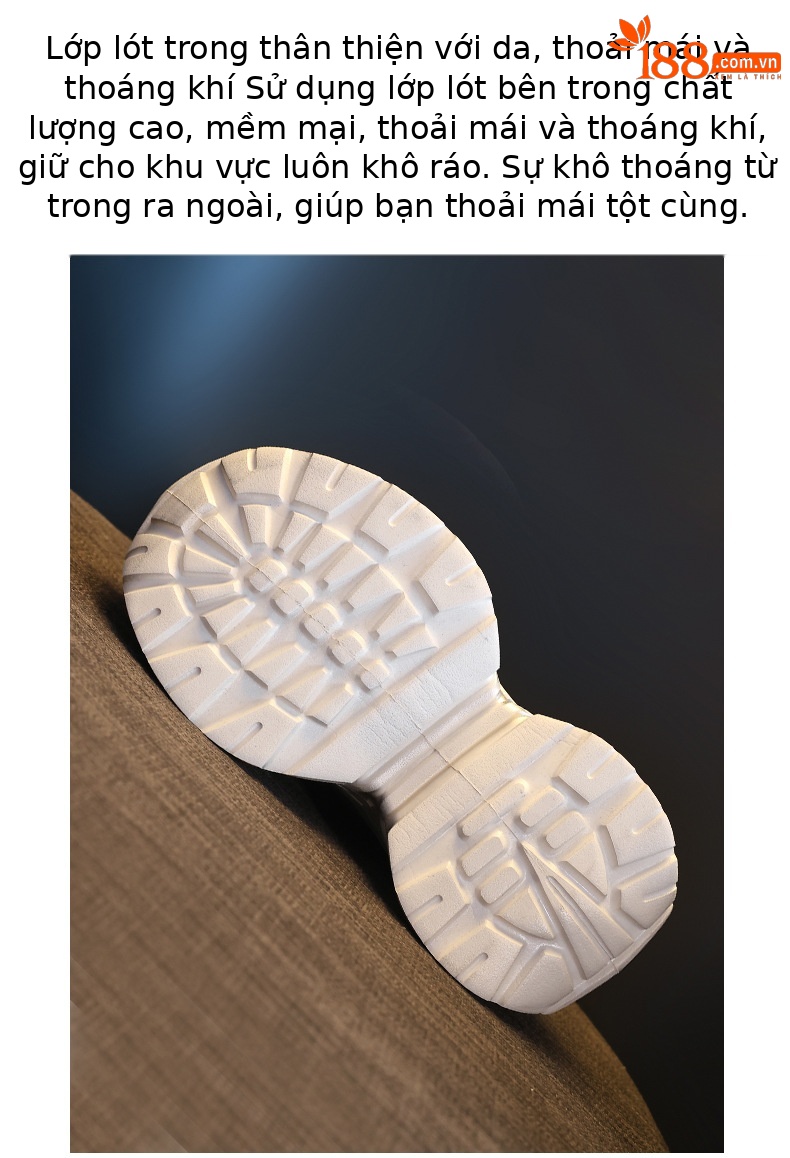 Giày thể thao nữ đế dày tăng chiều cao phong cách vintage — Bạc trắng chi tiết 9