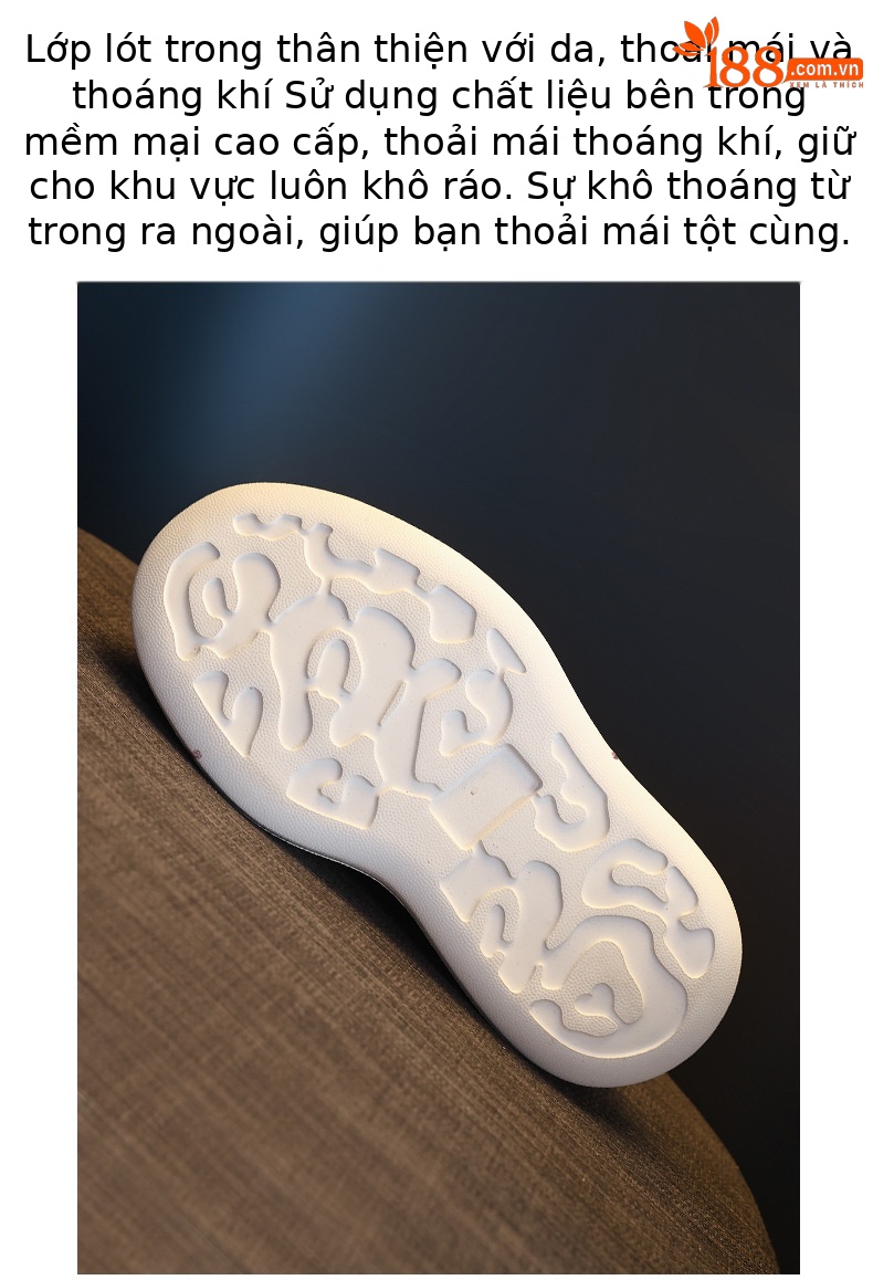 Giày sneaker nữ đế dày tăng chiều cao phong cách graffiti trắng hồng — Trắng hồng chi tiết 9