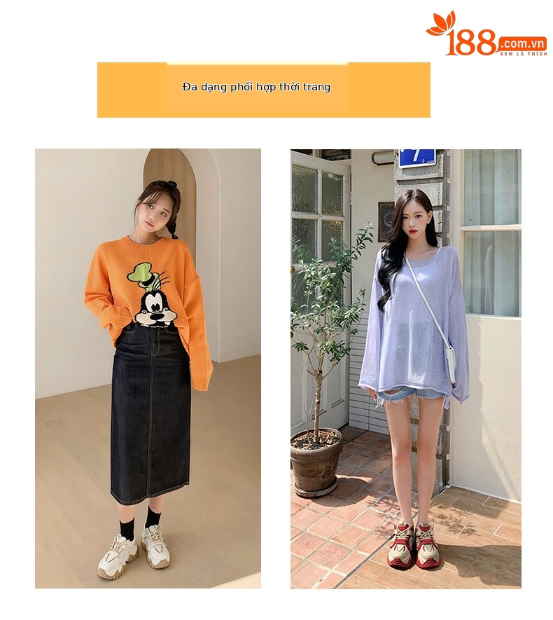 Giày sneaker nữ chunky đế dày phong cách retro, tăng chiều cao — Xám lông cừu 5013-1, Be lông cừu 5013-1, Be một lớp 5013, Đỏ lông cừu 5013-1 chi tiết 6