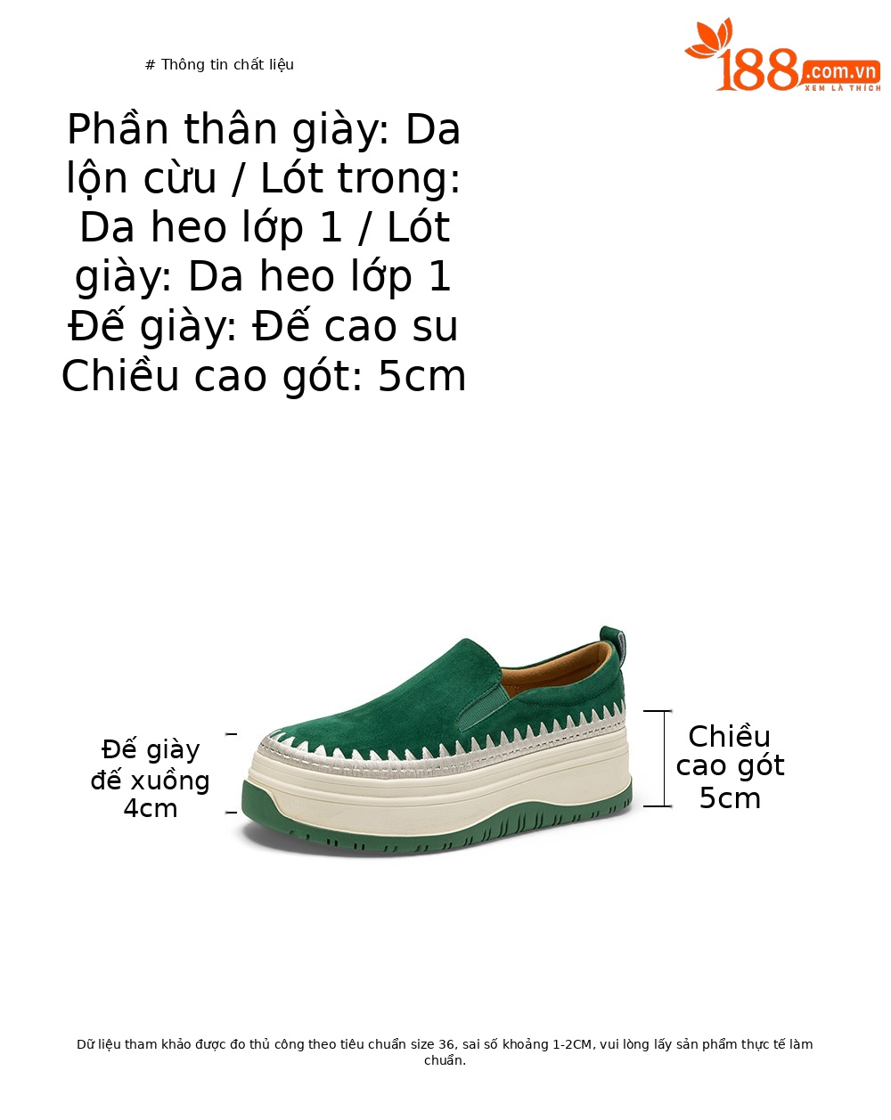 Giày lười nữ mũi vuông phong cách retro đế dày chất liệu da lộn — màu đen chi tiết 2