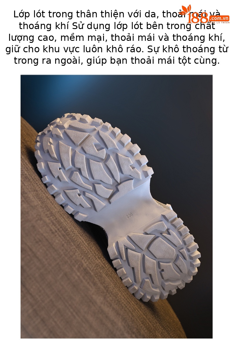 Giày sneaker nữ đế dày tăng chiều cao phối đá lấp lánh lưới thoáng khí — màu be chi tiết 9