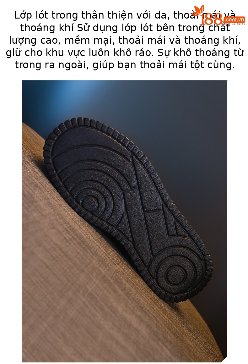 Giày sneaker nữ chunky đế dày phong cách Hàn Quốc, tăng chiều cao, màu trắng basic — màu trắng chi tiết 9