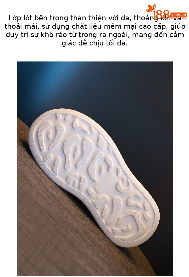 Giày sneaker nữ đế dày tăng chiều cao siêu nhẹ phong cách thể thao — màu trắng chi tiết 7