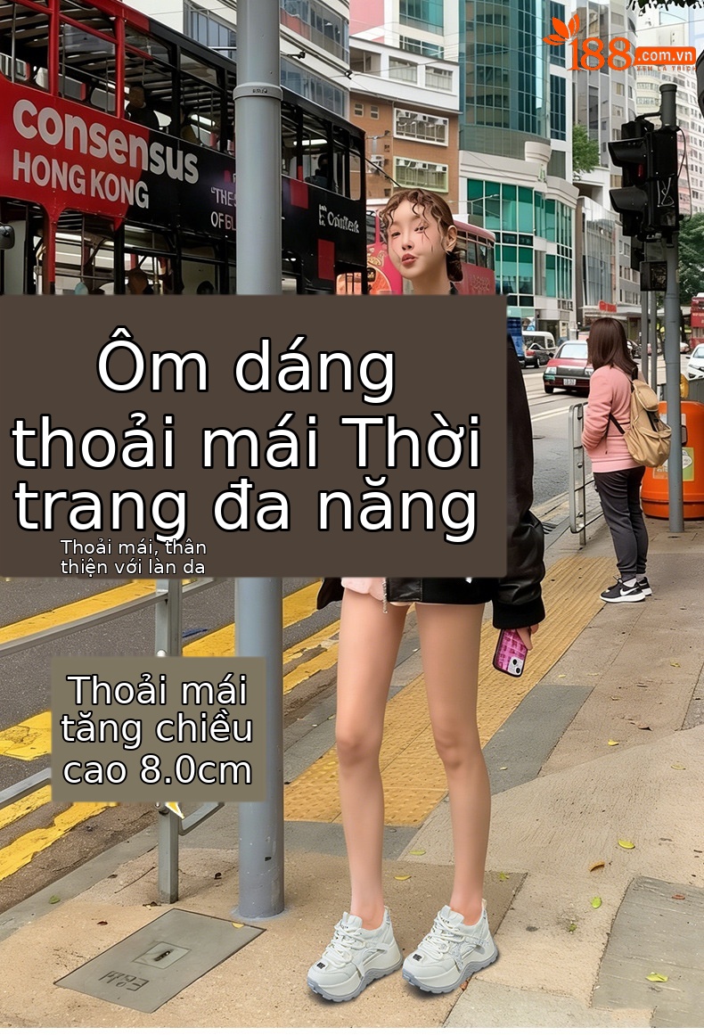 Giày sneaker nữ đế dày phong cách thể thao tăng chiều cao — 5008 lót đơn trắng, 5008 lót đơn xám, 5008-1 lót lông trắng, 5008-1 lót lông xám chi tiết 1