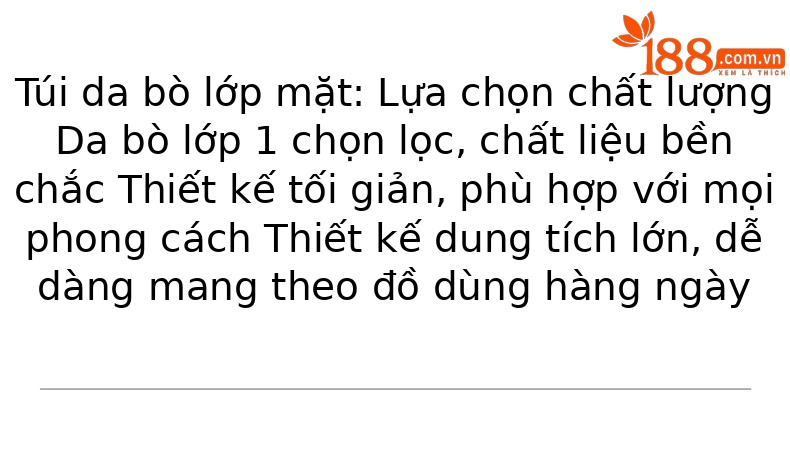 Túi đeo chéo nữ da thật phong cách thời trang cao cấp, kiểu dáng nhỏ gọn — Lớn gạo trắng chi tiết 2