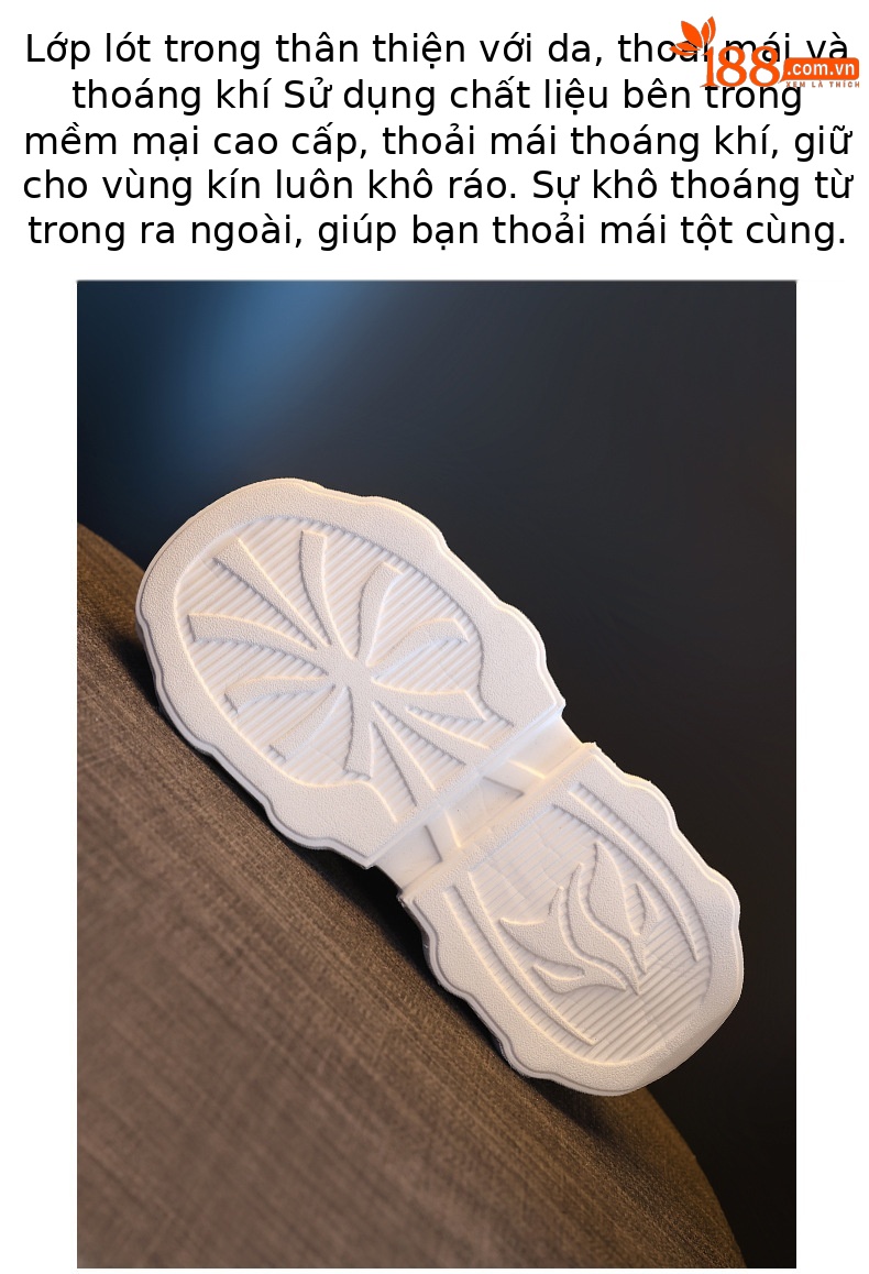 Giày sneaker nữ đế dày tăng chiều cao siêu mềm trắng — màu trắng chi tiết 9