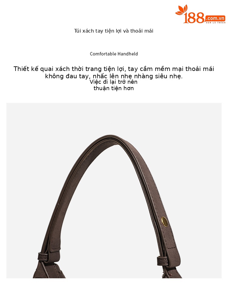 Túi bucket nữ dệt hộp cơm phong cách vintage mùa thu đông, đeo chéo hoặc xách tay chi tiết 8