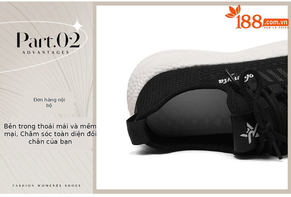 Giày sneaker nữ dệt kim lưới thoáng khí đế mềm đi bộ chạy bộ du lịch — 6045 Màu be, 6045 Da đen chi tiết 22