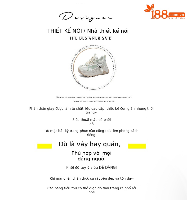 Giày sneaker nữ đế dày phong cách cổ điển phối lưới và da — Vàng lưới 5027-1, Đỏ da 5027, Xám lưới 5027-1, Đỏ lưới 5027-1 chi tiết 4