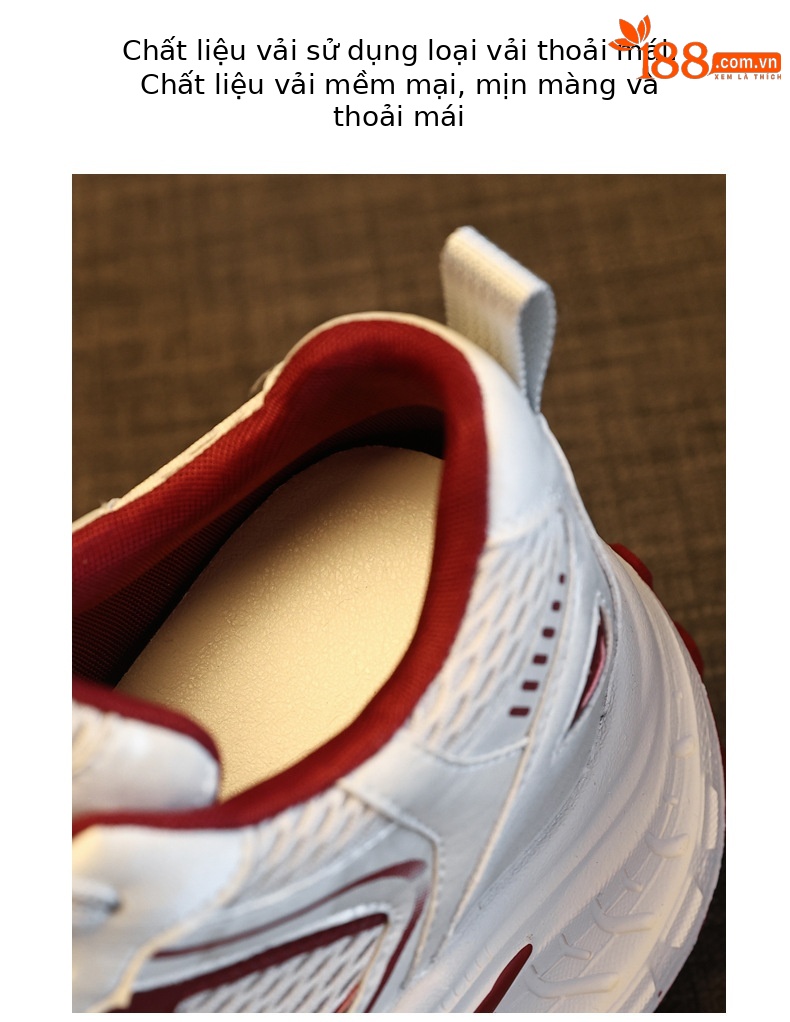 Giày thể thao nữ đế dày tăng chiều cao, phong cách dad sneaker, lưới thoáng khí — xanh lam chi tiết 7