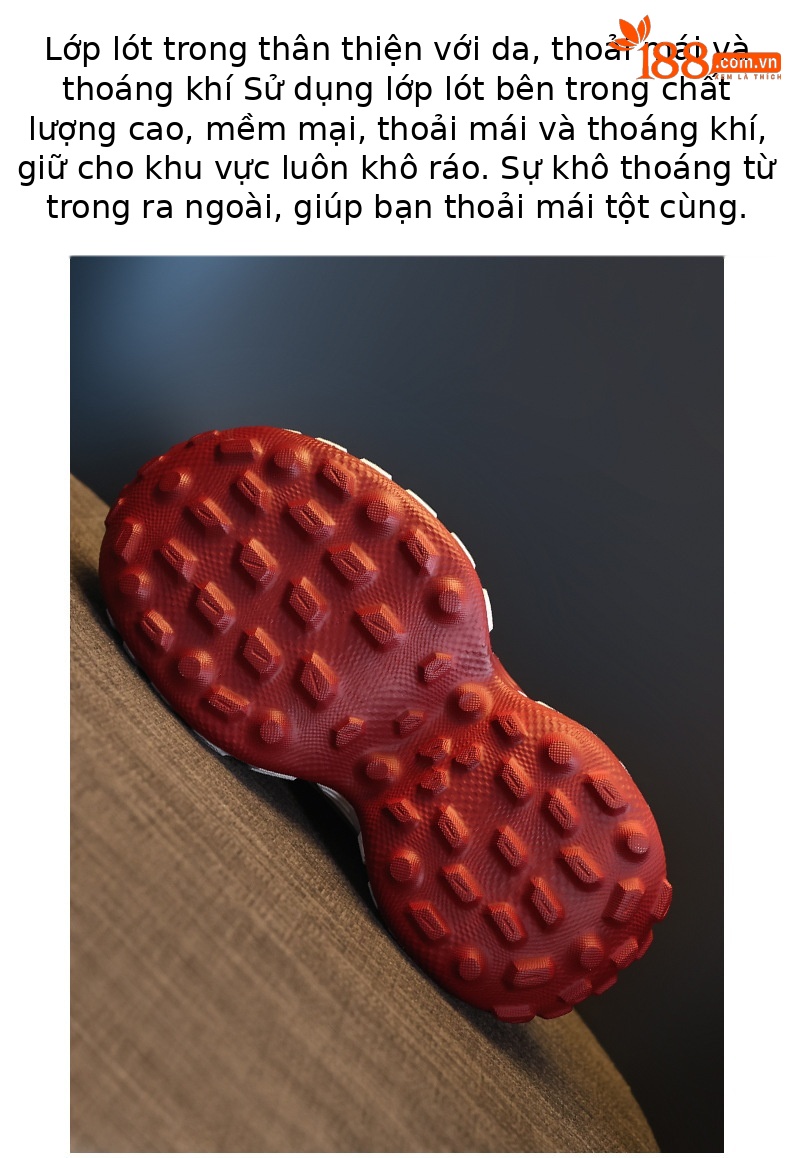 Giày thể thao nữ đế dày tăng chiều cao, phong cách dad sneaker, lưới thoáng khí — xanh lam chi tiết 8