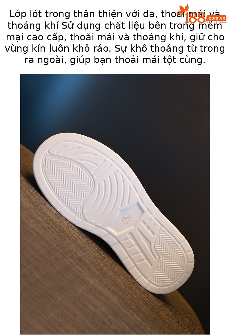 Giày sneaker nữ đế dày tăng chiều cao, phong cách thể thao trắng basic — màu trắng chi tiết 7