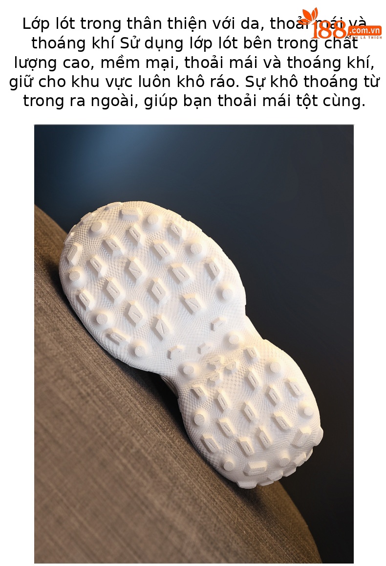 Giày sneaker nữ chunky đế dày lưới thoáng khí, tăng chiều cao bên trong — Xanh lá cây nhạtcolor chi tiết 9