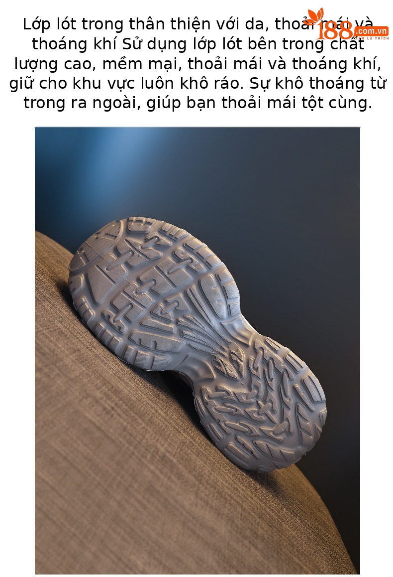 Giày sneaker nữ đế dày tăng chiều cao lưới thoáng khí phong cách thể thao — xanh lam chi tiết 9