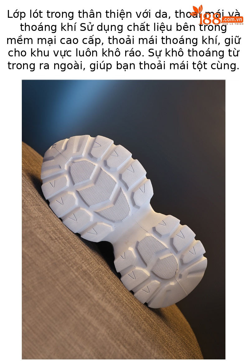 Giày sneaker nữ đế dày chunky lưới thoáng khí tăng chiều cao — màu sắc chi tiết 8