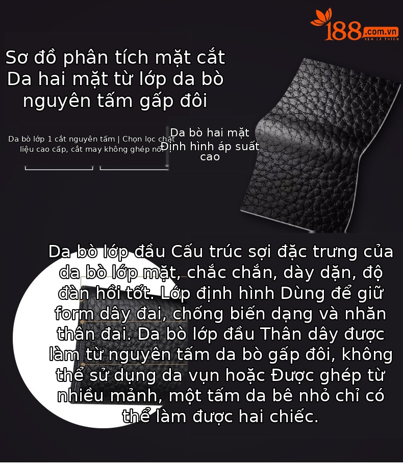 Thắt lưng da bò thật nam cao cấp Hoàng đế Paul – khóa kim sang trọng — 120cm, 130cm, 110cm, 125cm chi tiết 7