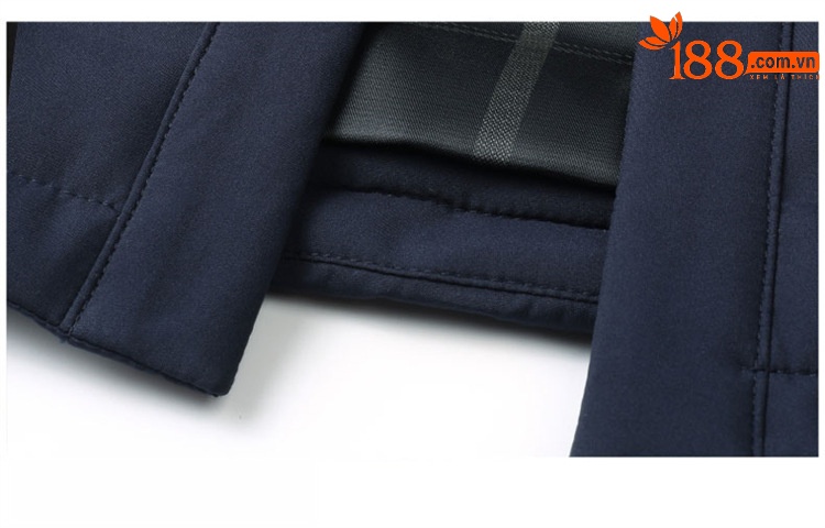 Áo khoác phao nam dáng ngắn nhẹ cổ bẻ LeLang — Xanh da trờicolor chi tiết 18