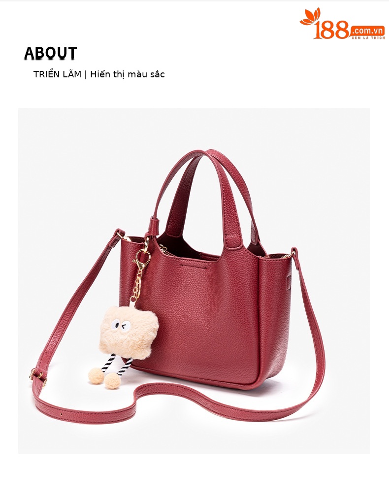 Túi tote nữ phong cách vintage công suất lớn mùa xuân 2026, đi làm đi lại chi tiết 10