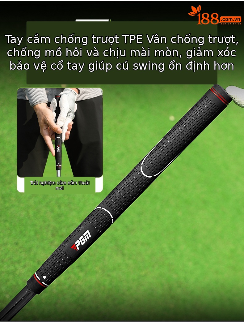 Gậy putter golf PGM ba đường ngắm, thân thép không gỉ, tay cầm TPE chống trượt — Gậy putter ngắm ba đường【Thân thép không gỉ/Tay cầm chống trượt TPE/Đường phụ trợ kéo dài, không có bao gậy】TUG096, Gậy putter ngắm ba đường TUG096 + kèm bao gậy chi tiết 6