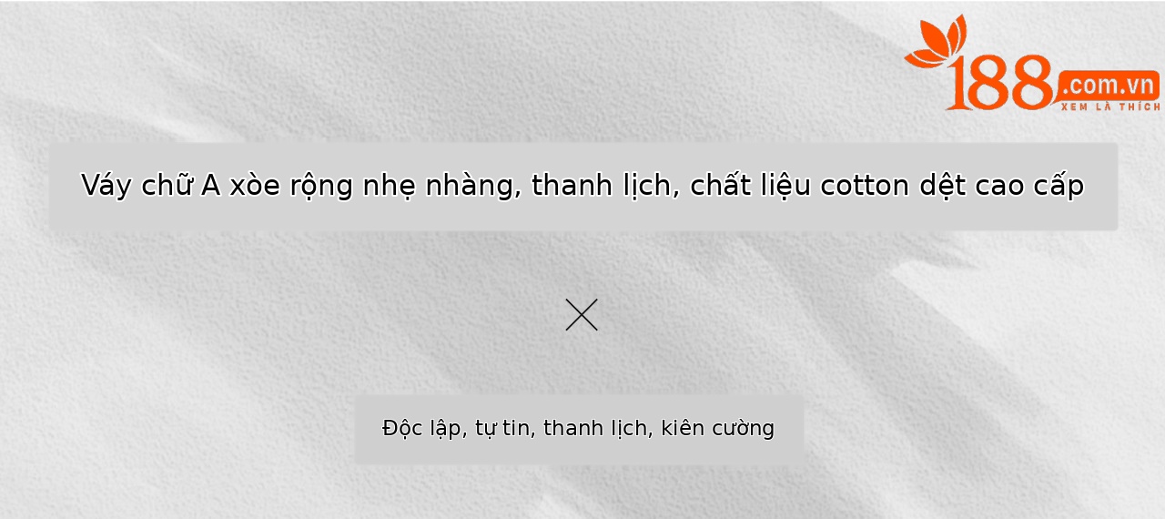 Chân váy xòe xếp ly cạp cao dáng suông chất liệu cotton cao cấp — màu đen chi tiết 1