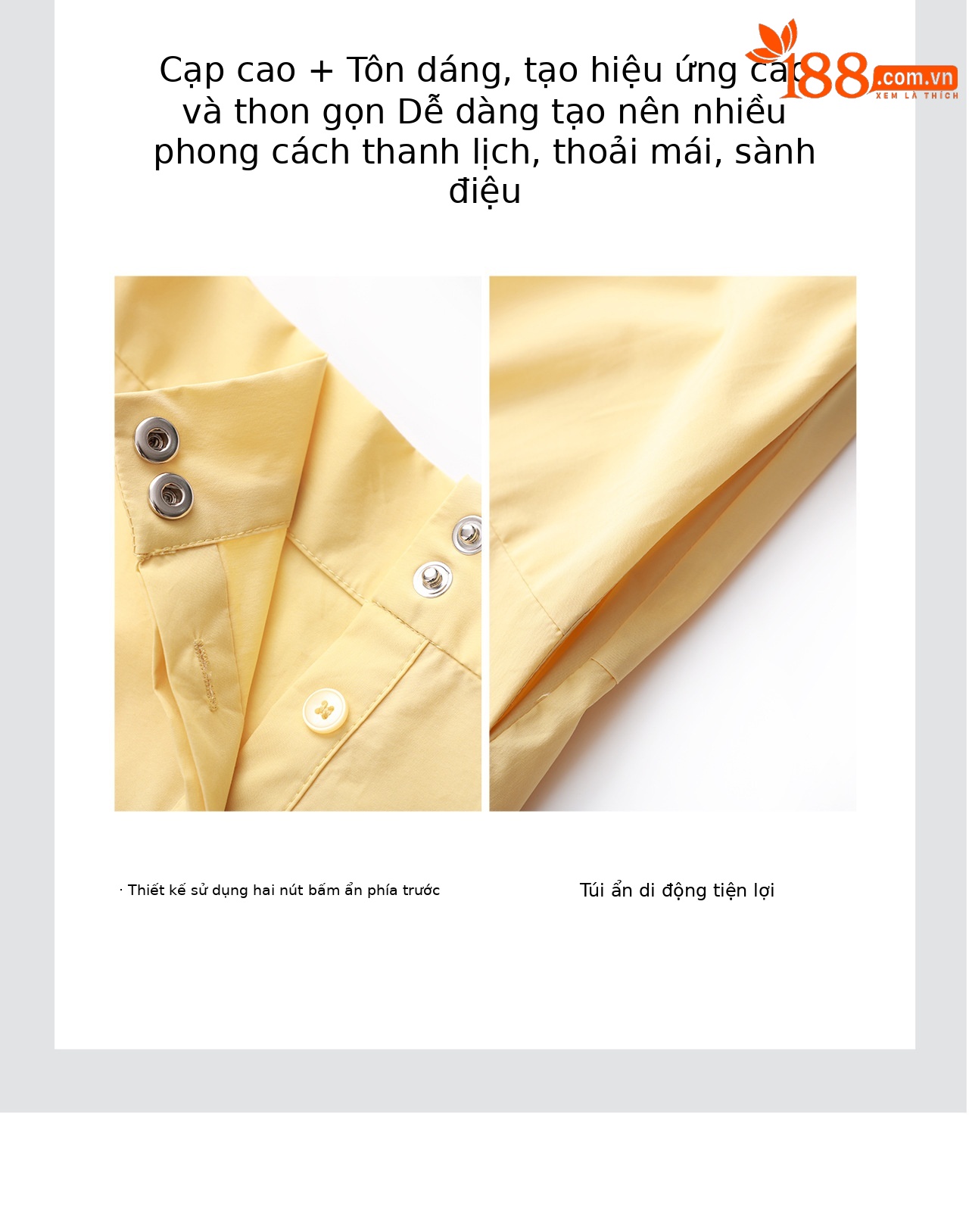 Chân váy xòe xếp ly cạp cao dáng suông chất liệu cotton cao cấp — màu đen chi tiết 9