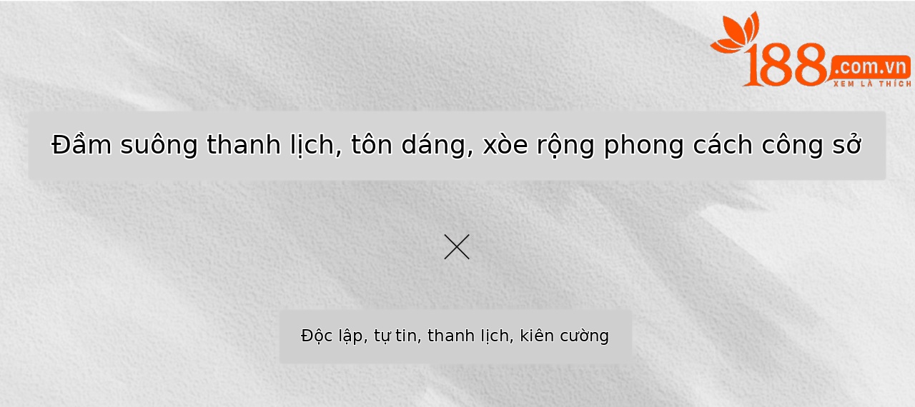 Đầm dệt thoi tay ngắn eo chữ A công sở xuân hè — màu đen chi tiết 1