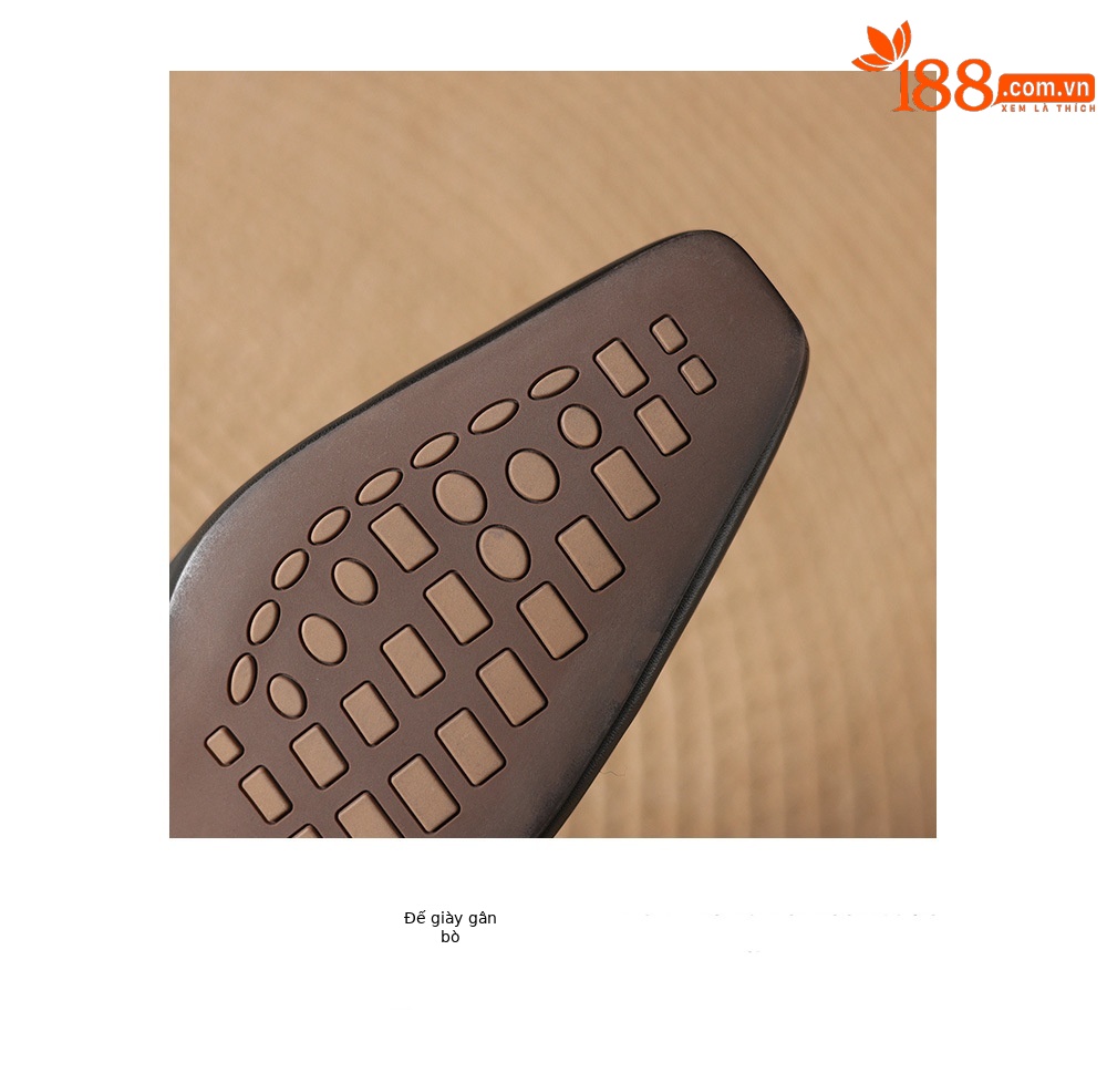 Giày cao gót nữ mũi tròn bít da bò gót 3.5 cm phong cách Hàn Quốc — đen chi tiết 15