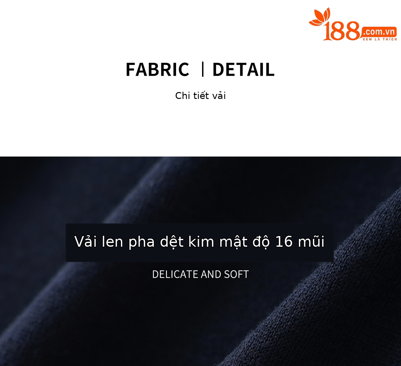 Áo cardigan len nhỏ tay ngắn dáng rộng phong cách lười biếng — màu xanh navy chi tiết 6
