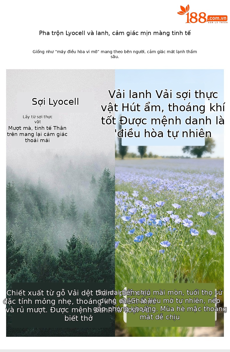 Chân váy chữ A dáng dài nữ chất liệu linen phối sợi tencel, thiết kế che khuyết điểm eo hông — màu xanh navy chi tiết 4