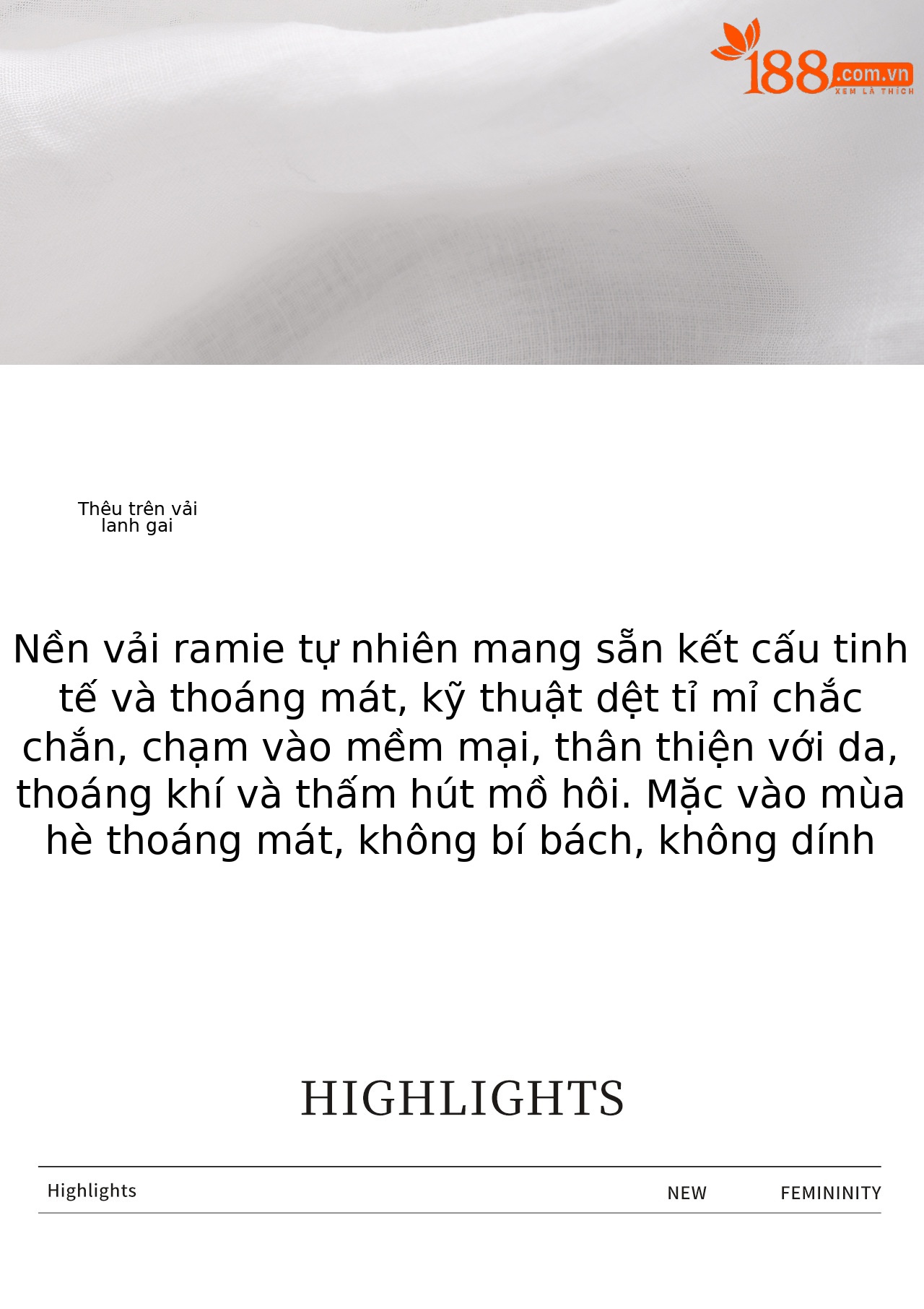Áo sơ mi nữ tay phồng cổ đứng thêu ren họa tiết — màu trắng chi tiết 6