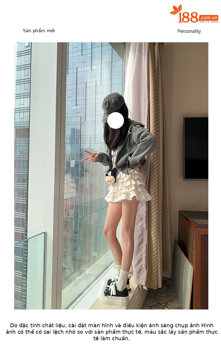 Giày sneaker nữ đế dày da thật phong cách platform khóa dây — màu đen, màu trắng chi tiết 1