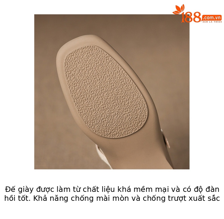Giày ballet nữ da thật lỗ rỗng phong cách DeTrain phối lưới mùa xuân hè — màu đen, màu trắng ngà chi tiết 8