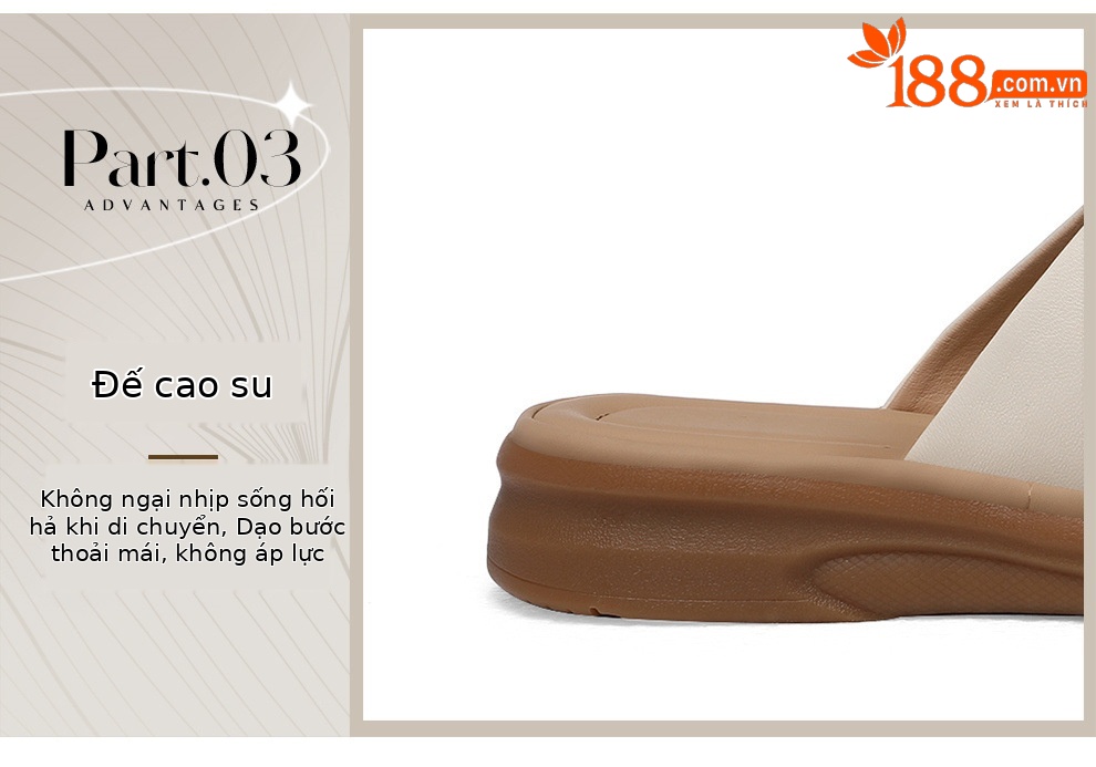 Dép sandal nữ đế dày xỏ ngón tiện lợi phong cách đơn giản cao cấp 2026 — 6054 Màu be, 6054 Da đen chi tiết 21