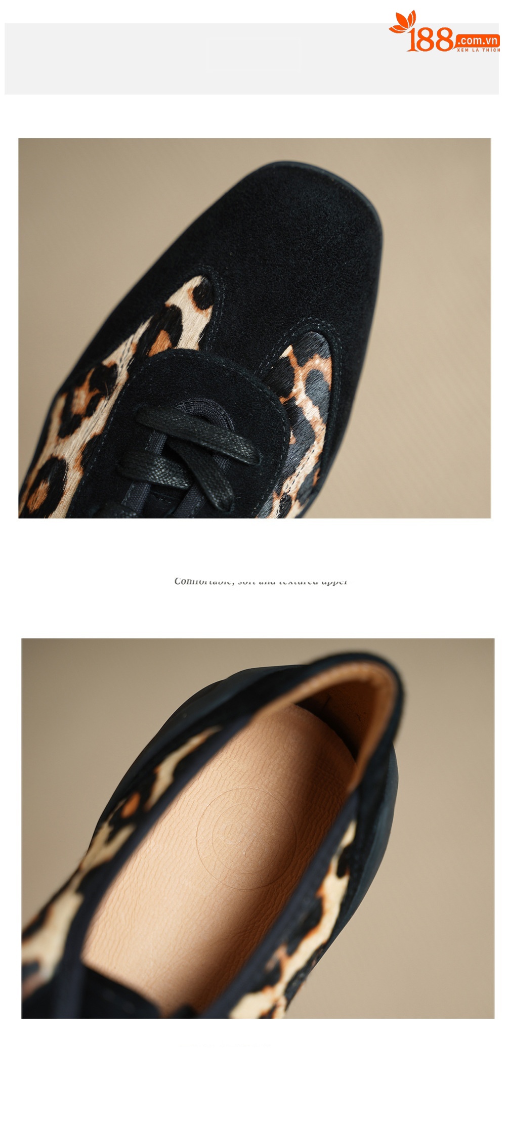 Giày sneaker nữ đế dày phối màu dây buộc phong cách Đức Huấn — đen chi tiết 13